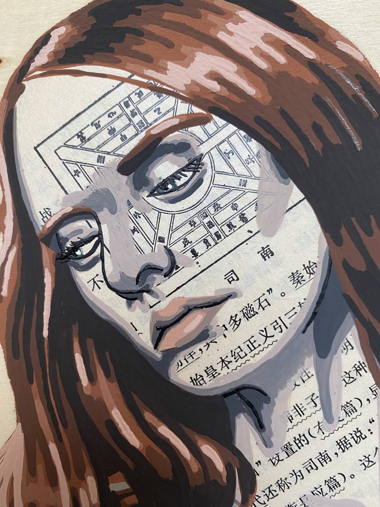 Original Figurative Women Mixed Media by Annabelle Amory