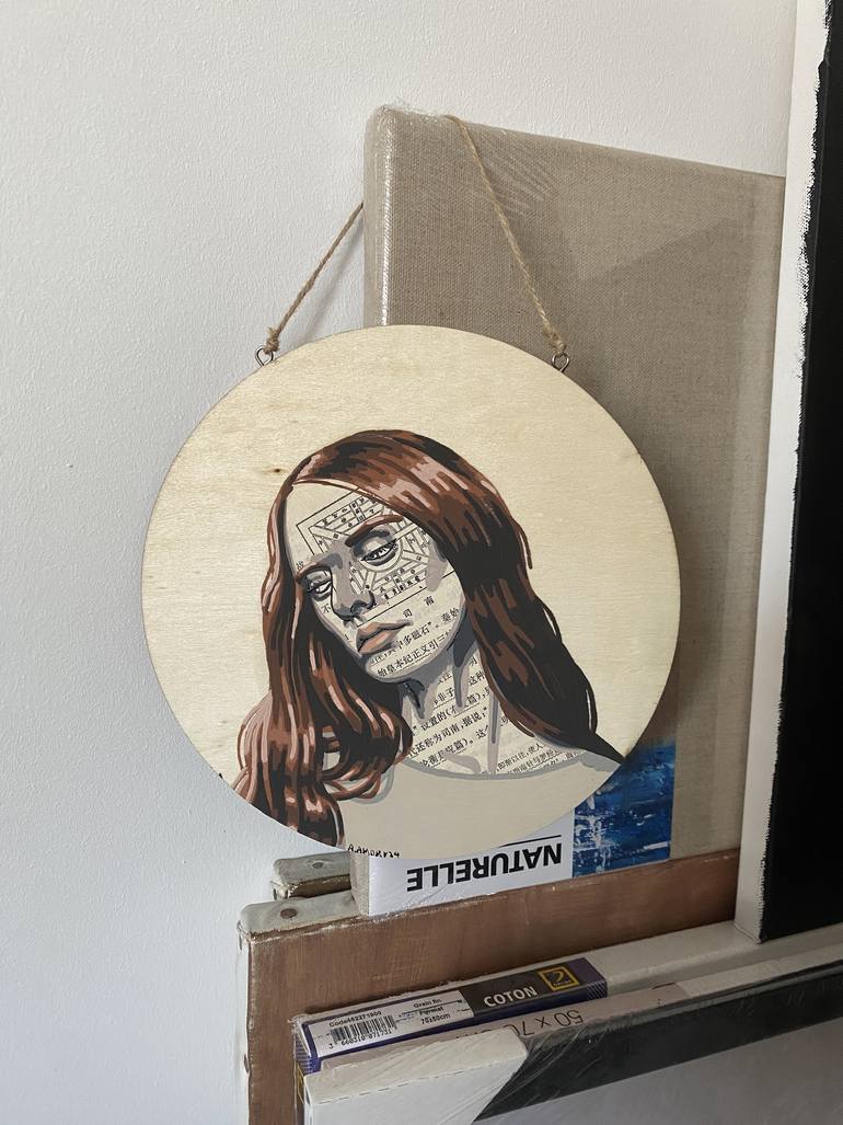 Original Figurative Women Mixed Media by Annabelle Amory