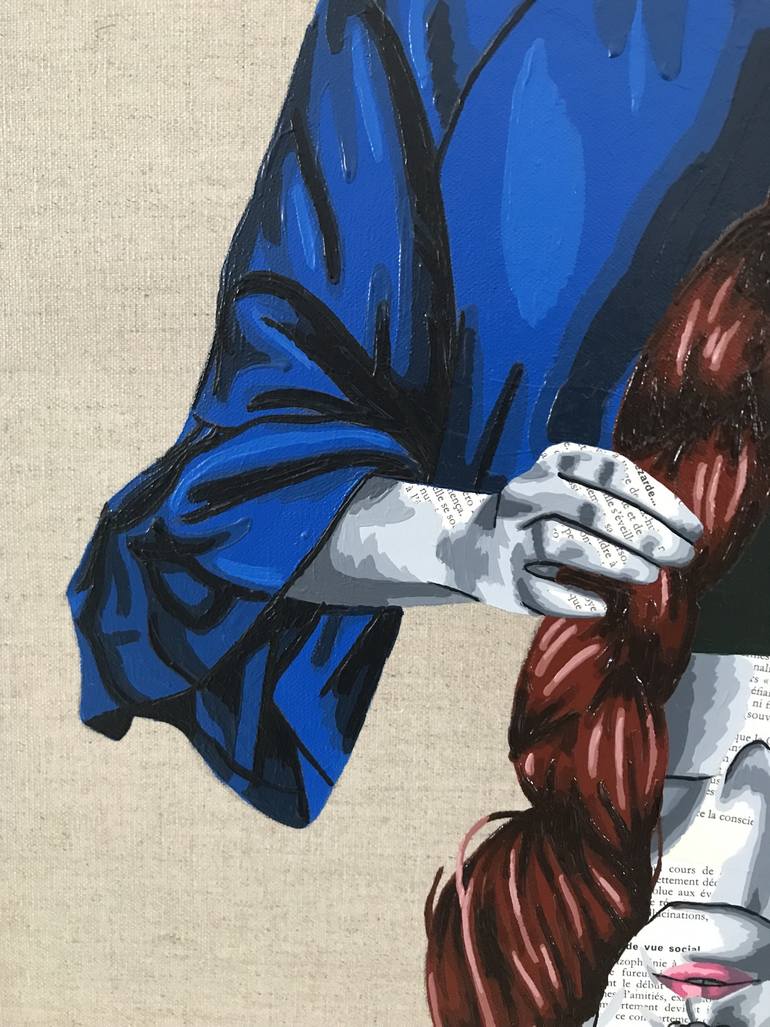 Original Pop Art Women Mixed Media by Annabelle Amory