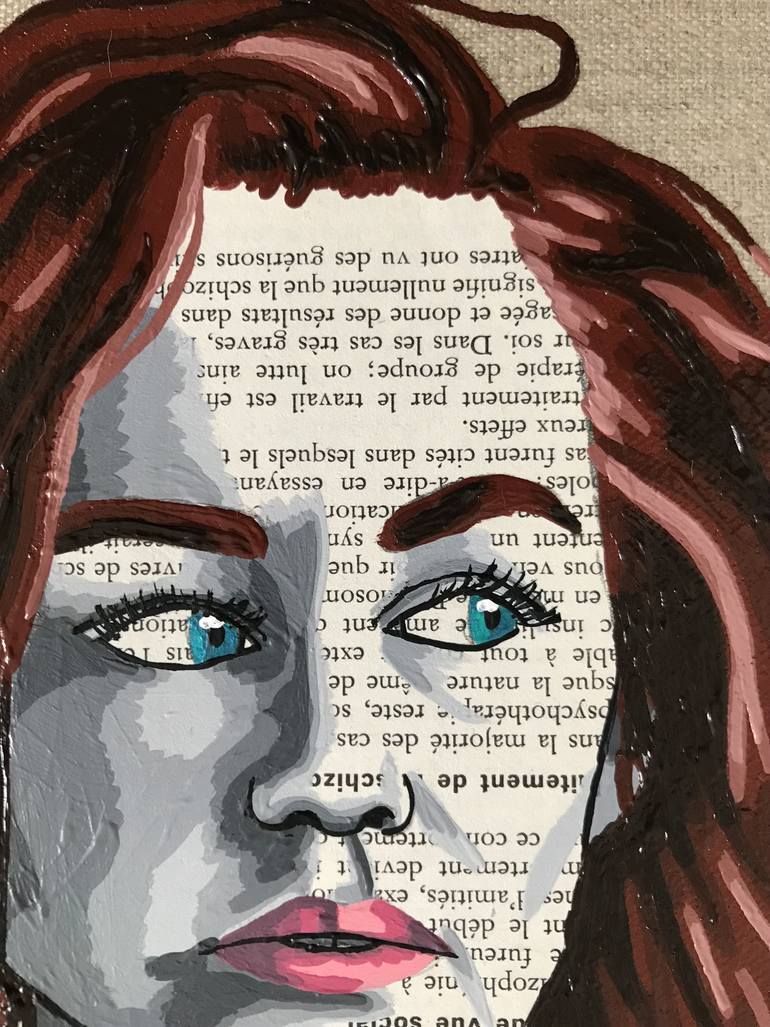 Original Pop Art Women Mixed Media by Annabelle Amory