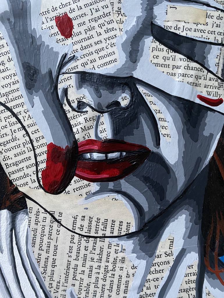 Original Figurative Women Mixed Media by Annabelle Amory