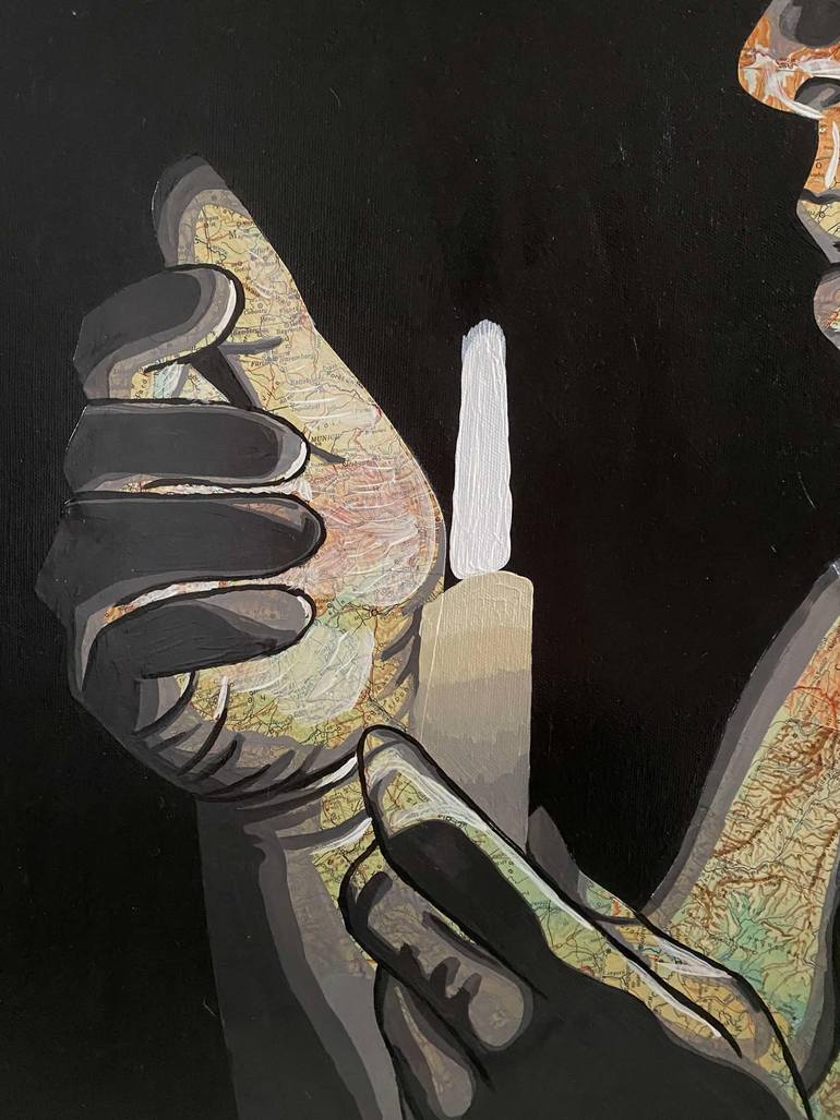 Original Figurative Women Mixed Media by Annabelle Amory