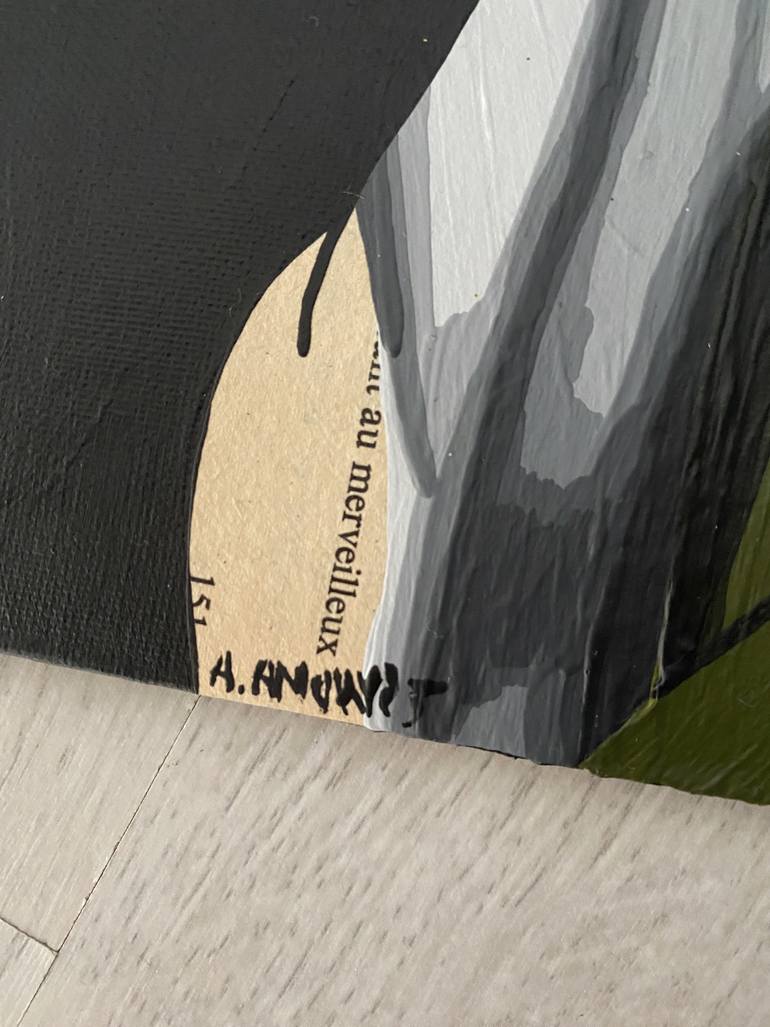 Original Pop Art Women Mixed Media by Annabelle Amory