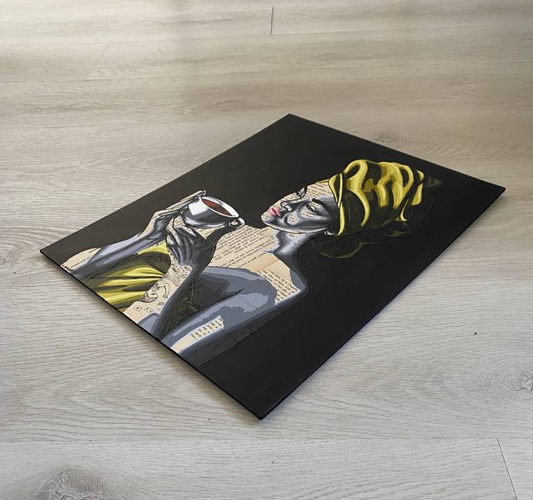 Original Pop Art Women Mixed Media by Annabelle Amory