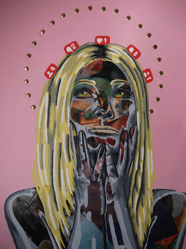 Original Figurative Women Mixed Media by Annabelle Amory