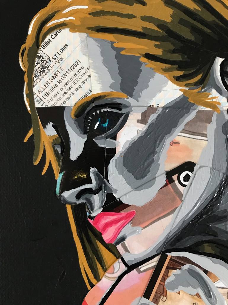 Original Women Mixed Media by Annabelle Amory