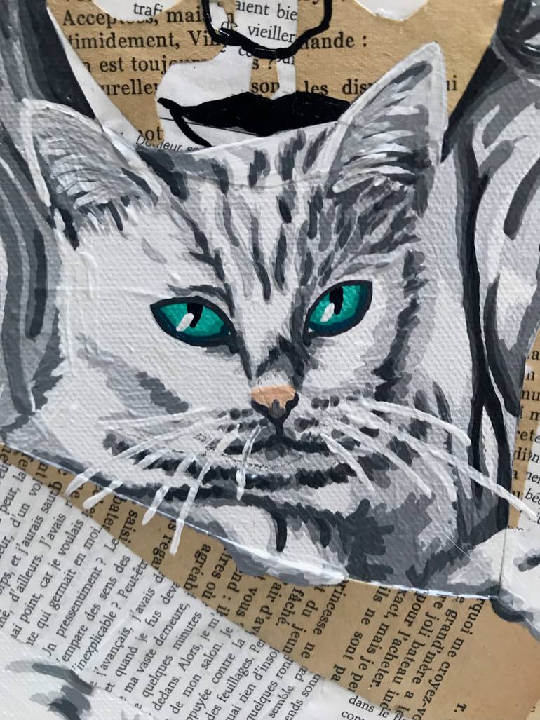 Original Figurative People Collage by Annabelle Amory