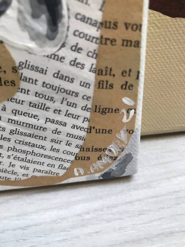 Original Figurative People Collage by Annabelle Amory