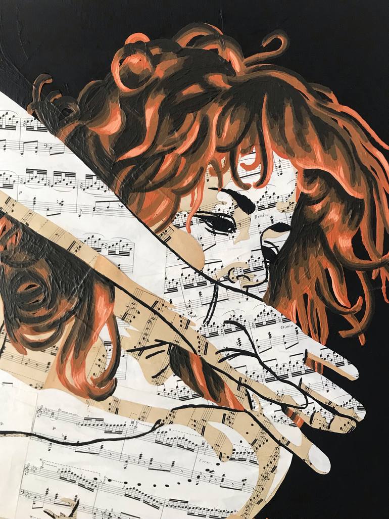 Original Figurative Women Mixed Media by Annabelle Amory