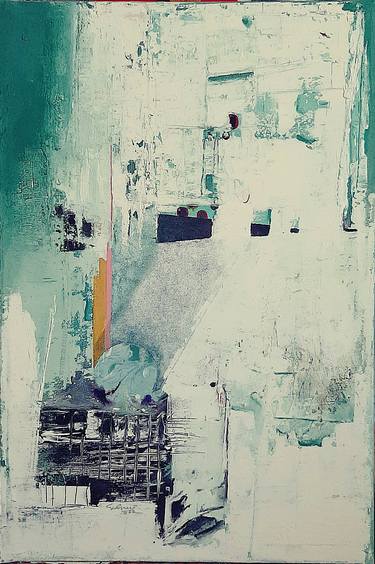 Original Abstract Mixed Media by Giovanni Primo Greco