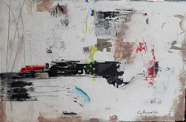 Original Abstract Expressionism Abstract Mixed Media by Giovanni Primo Greco