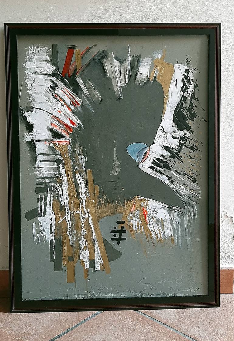 Original Abstract Painting by Giovanni Primo Greco