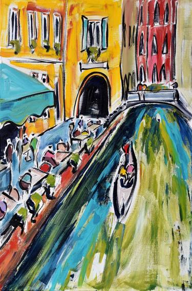 Original Expressionism Architecture Paintings by Patricia Kluwe Derderian