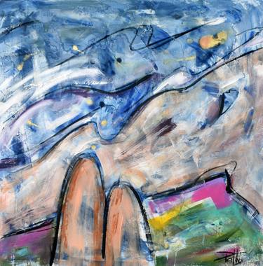 Original Expressionism Beach Paintings by Patricia Kluwe Derderian