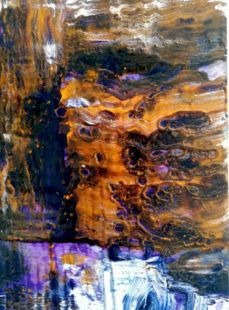 Original Abstract Expressionism Abstract Painting by Lizaveta Snarskaya