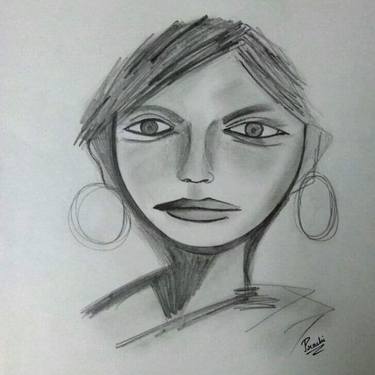 Original Portrait Drawing by Prachi Agnihotri