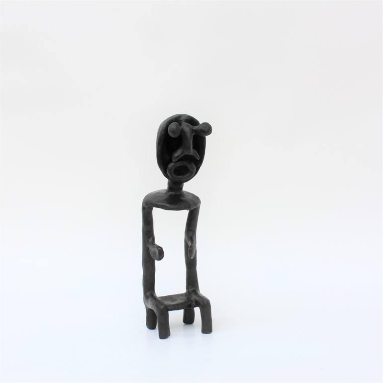 Original Figurative People Sculpture by Didier Fournier