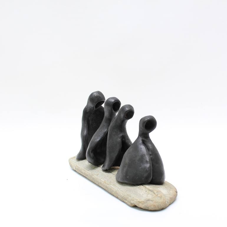 Original Figurative People Sculpture by Didier Fournier