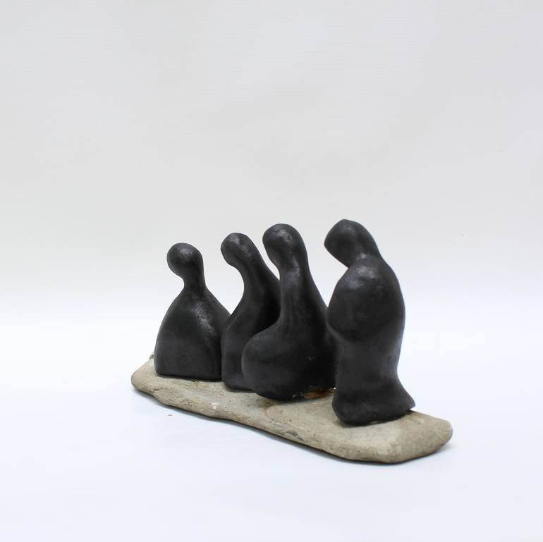 Original Figurative People Sculpture by Didier Fournier