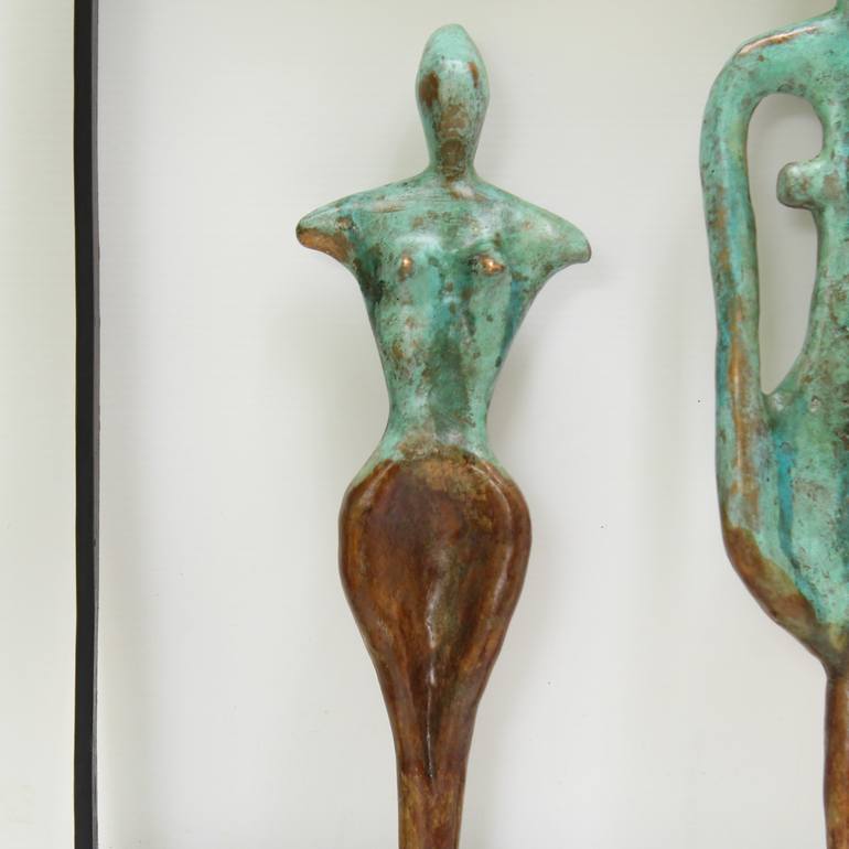 Original Figurative People Sculpture by Didier Fournier