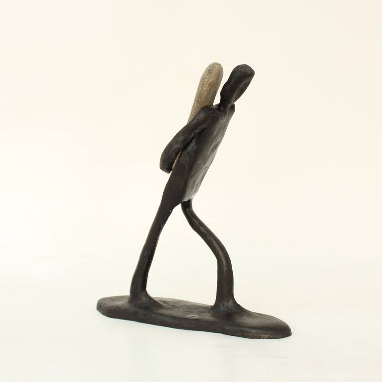 Original Figurative People Sculpture by Didier Fournier