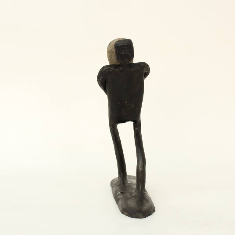 Original Figurative People Sculpture by Didier Fournier