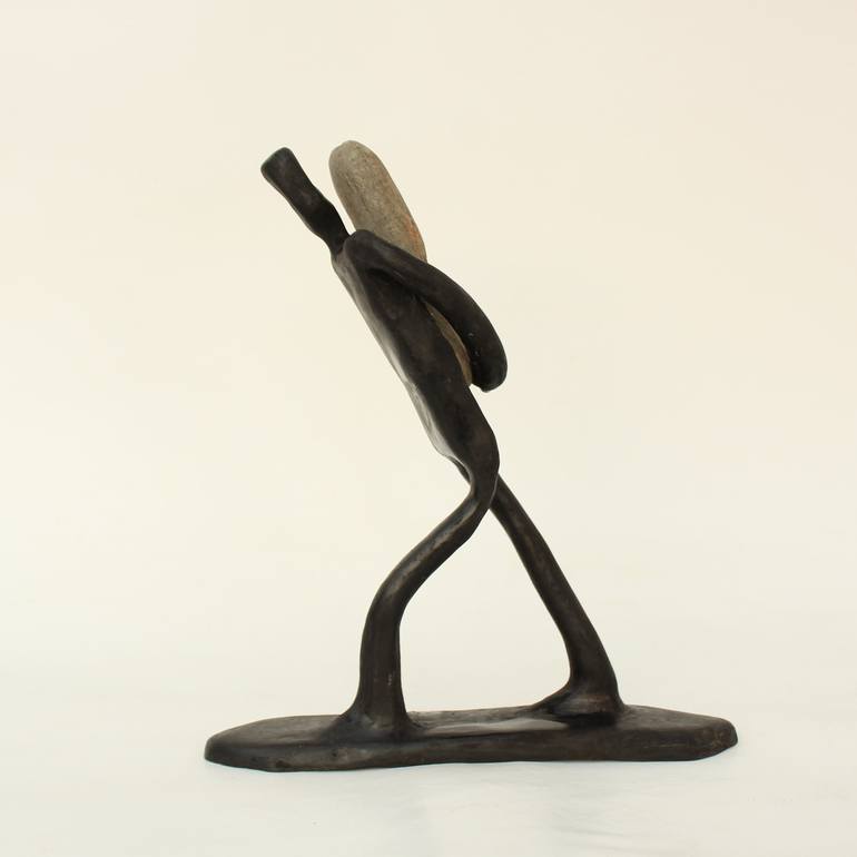 Original Figurative People Sculpture by Didier Fournier