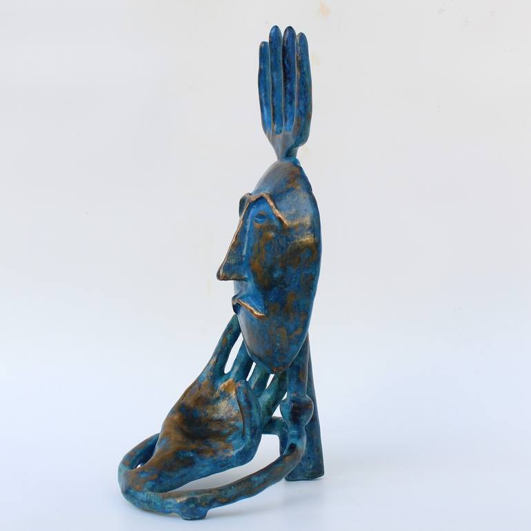 Original Figurative People Sculpture by Didier Fournier