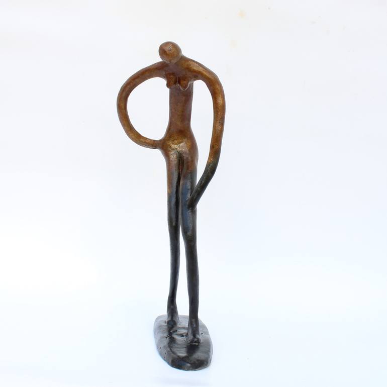 Original Figurative People Sculpture by Didier Fournier