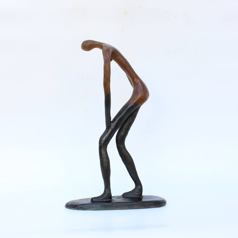 Original Figurative People Sculpture by Didier Fournier