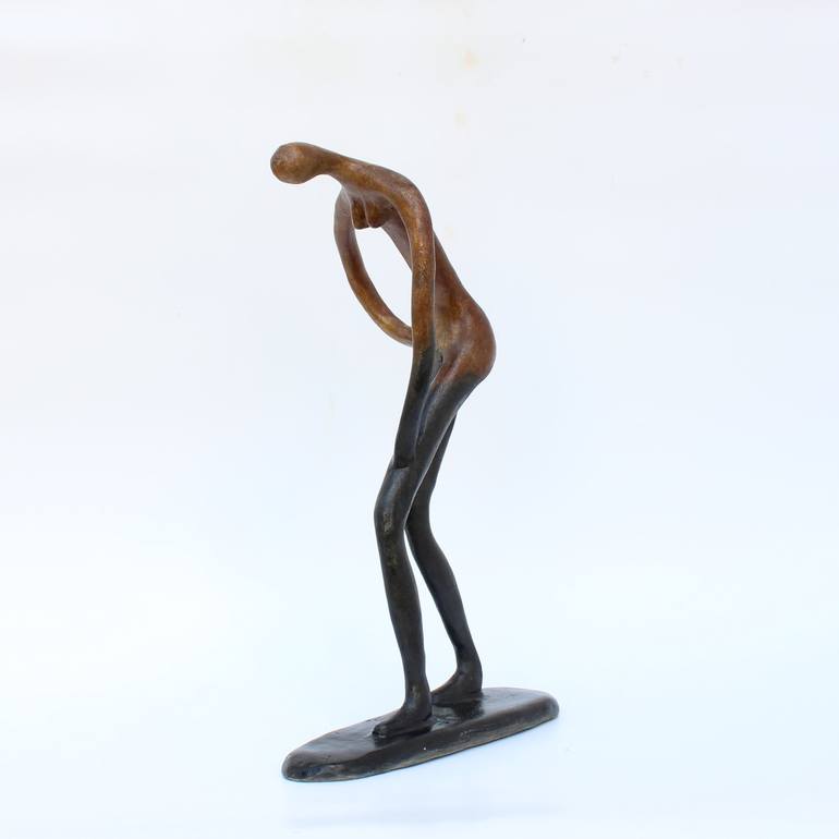 Original Figurative People Sculpture by Didier Fournier