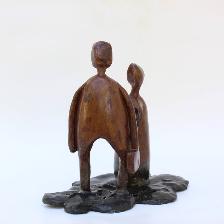 Original Figurative People Sculpture by Didier Fournier