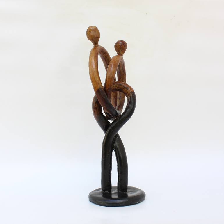 Original Figurative People Sculpture by Didier Fournier
