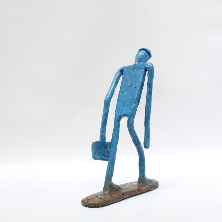Original Figurative People Sculpture by Didier Fournier