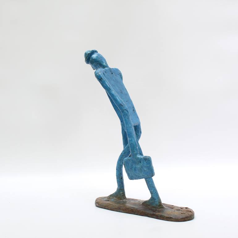 Original Figurative People Sculpture by Didier Fournier