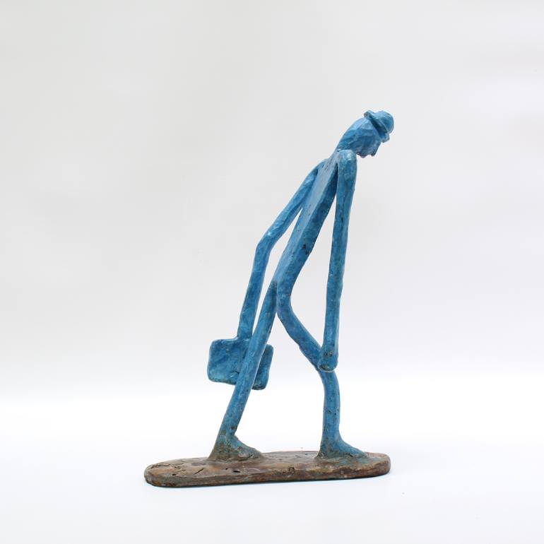 Original Figurative People Sculpture by Didier Fournier