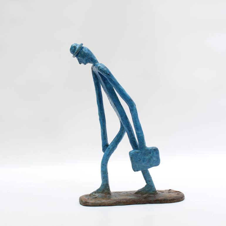 Original Figurative People Sculpture by Didier Fournier