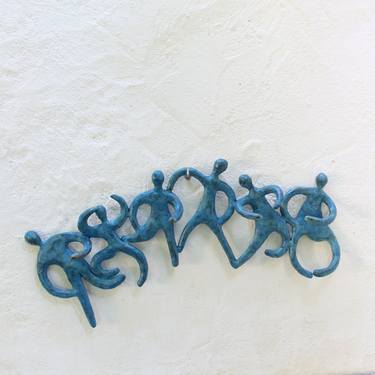 Original Figurative People Sculpture by Didier Fournier