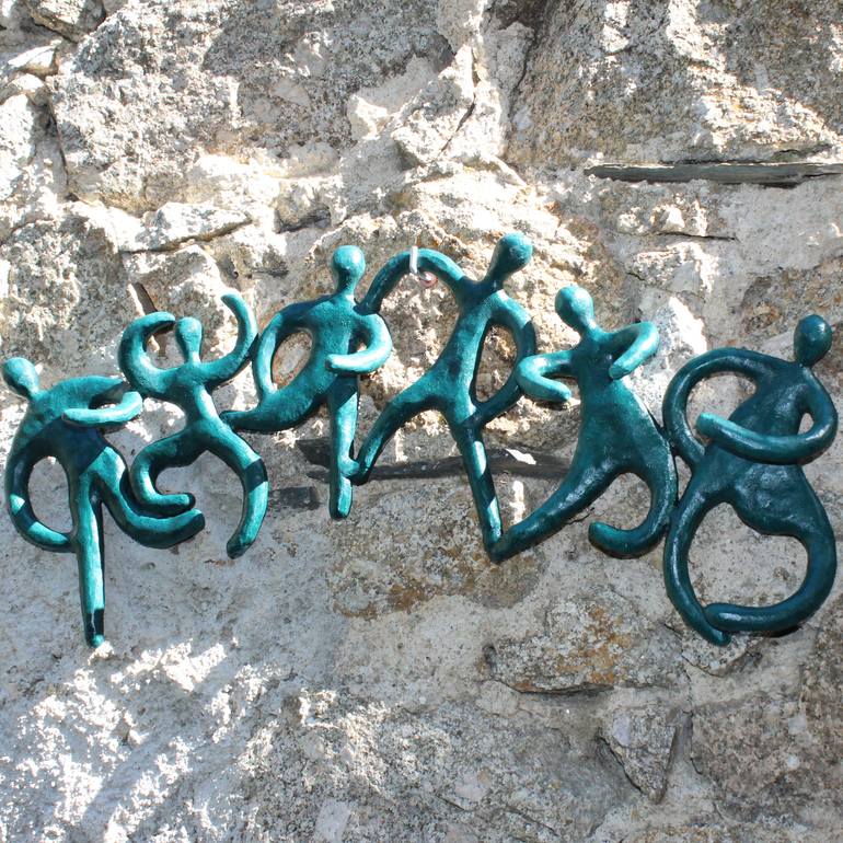 Original Figurative People Sculpture by Didier Fournier