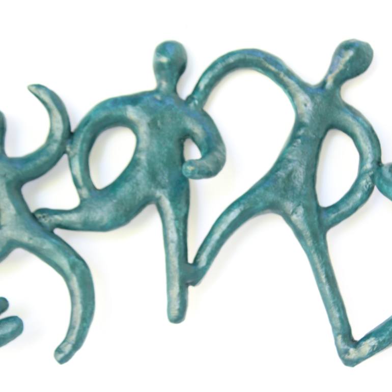 Original Figurative People Sculpture by Didier Fournier