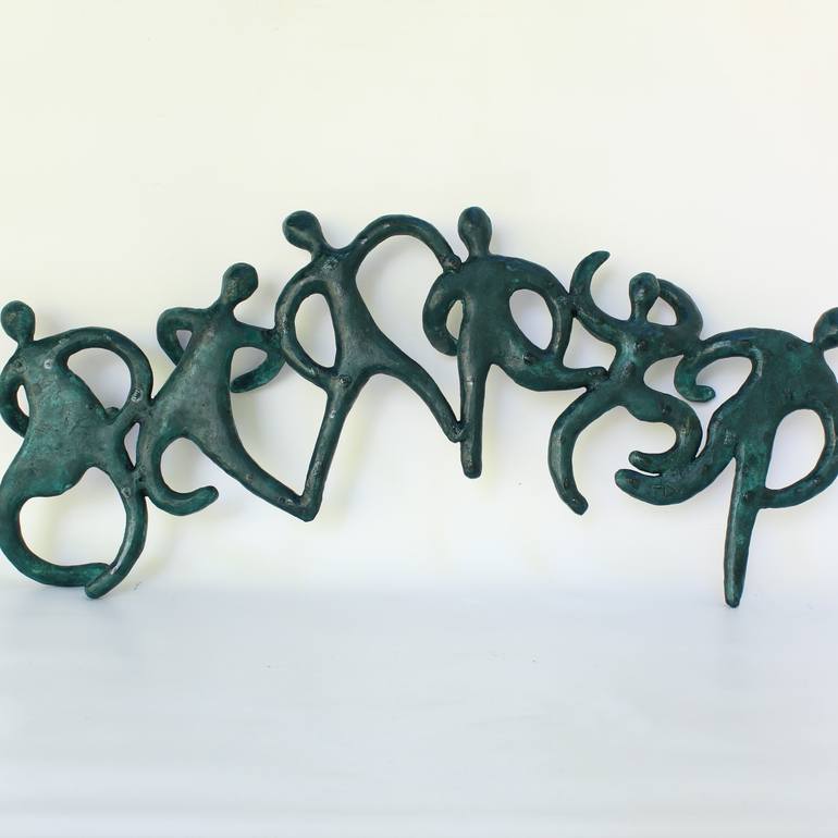 Original Figurative People Sculpture by Didier Fournier