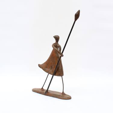 Original Figurative People Sculpture by Didier Fournier