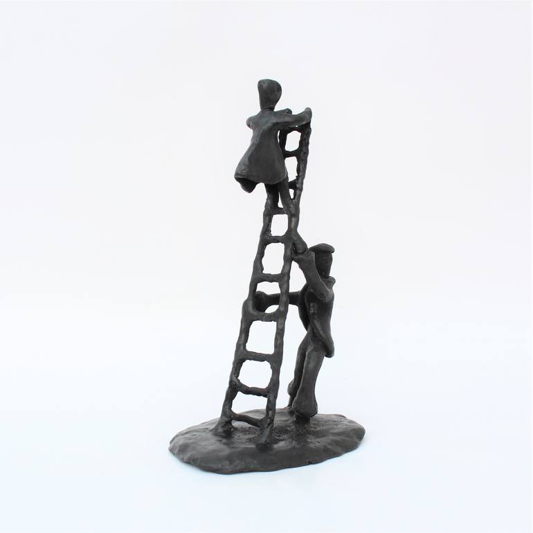 Original Figurative People Sculpture by Didier Fournier