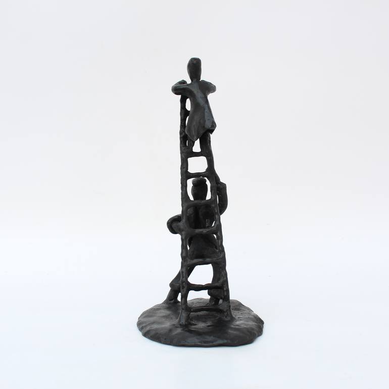 Original Figurative People Sculpture by Didier Fournier