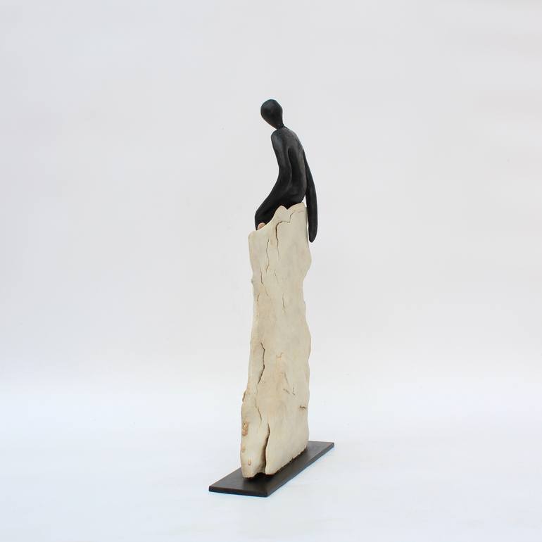Original Figurative People Sculpture by Didier Fournier