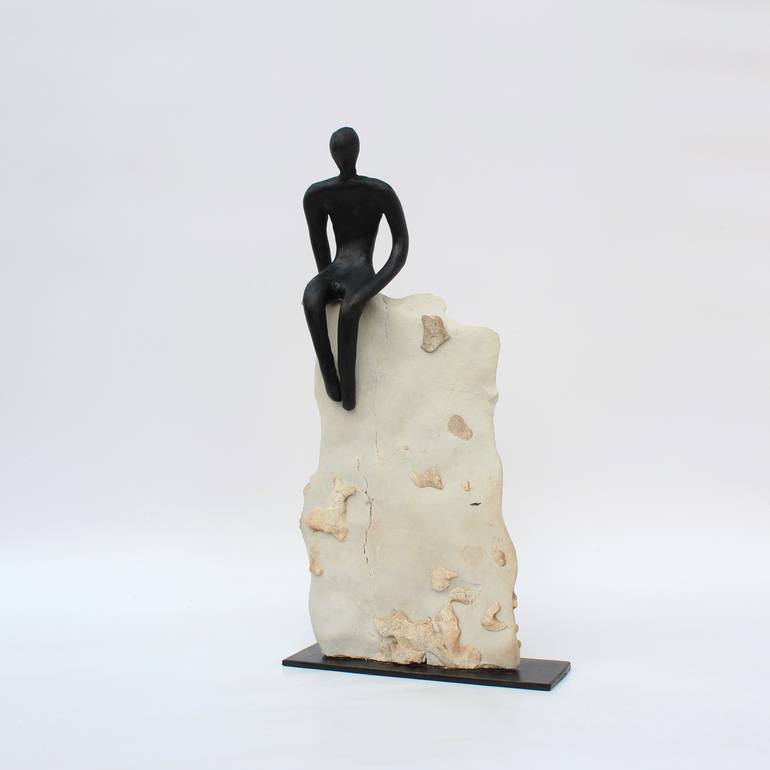 Original Figurative People Sculpture by Didier Fournier
