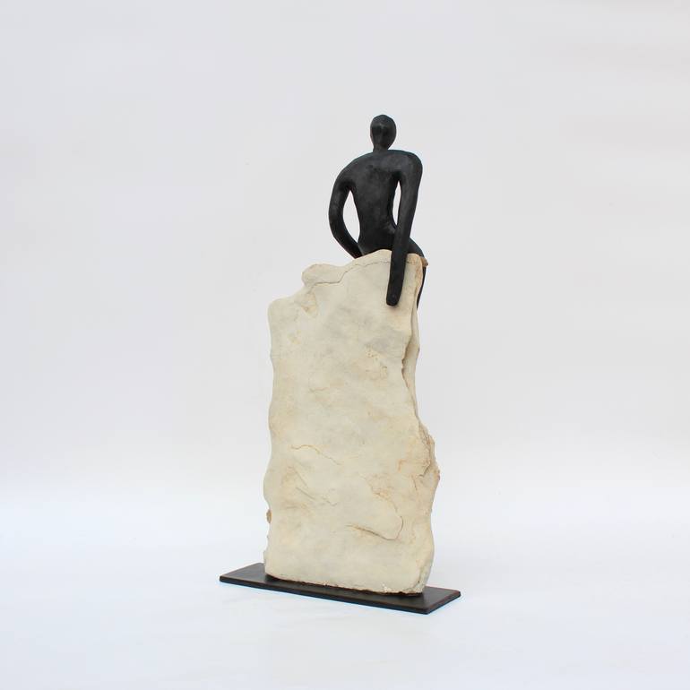 Original Figurative People Sculpture by Didier Fournier
