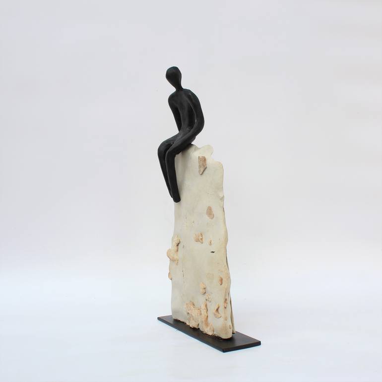 Original Figurative People Sculpture by Didier Fournier