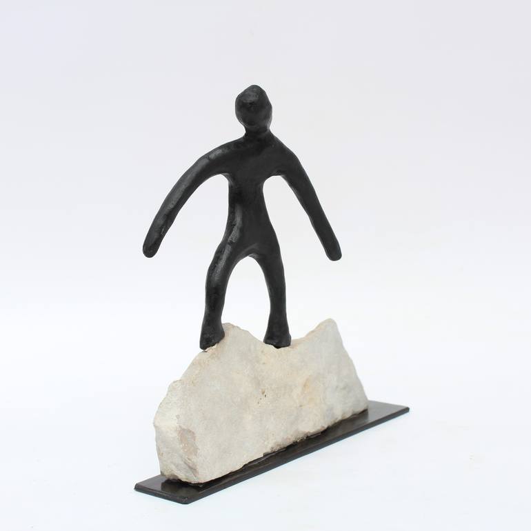 Original Figurative People Sculpture by Didier Fournier