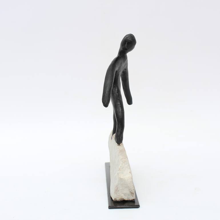 Original Figurative People Sculpture by Didier Fournier